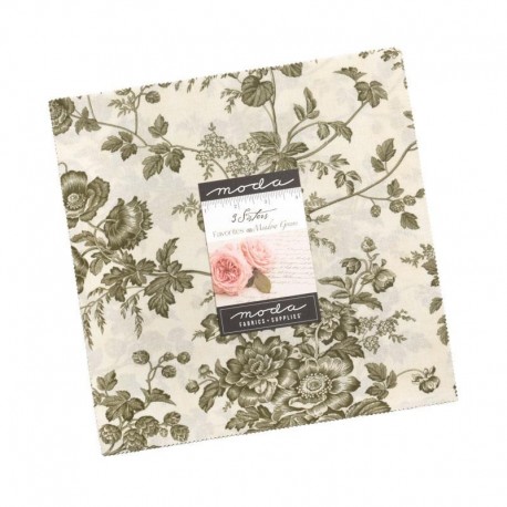 Layer Cake 3 Sisters Favorites Vintage Linens Meadow Greens