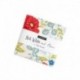 Mini Charm Red White Bloom